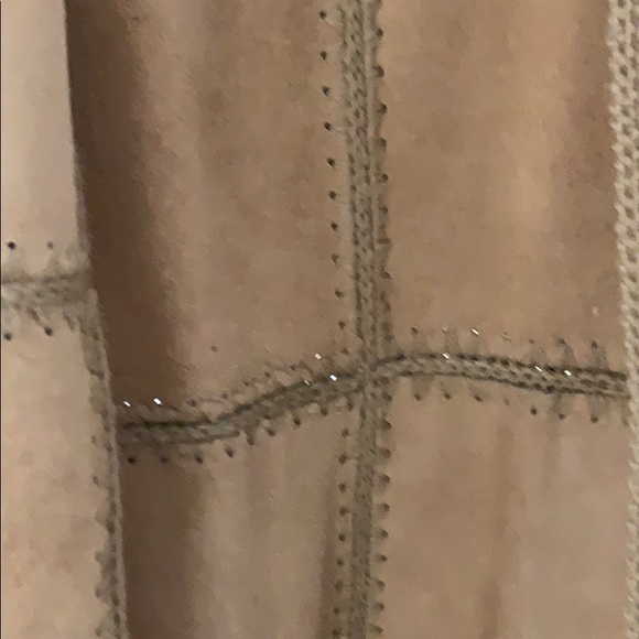 Mertillo Tan suede trench coat. Size XL - Picture 2 of 5